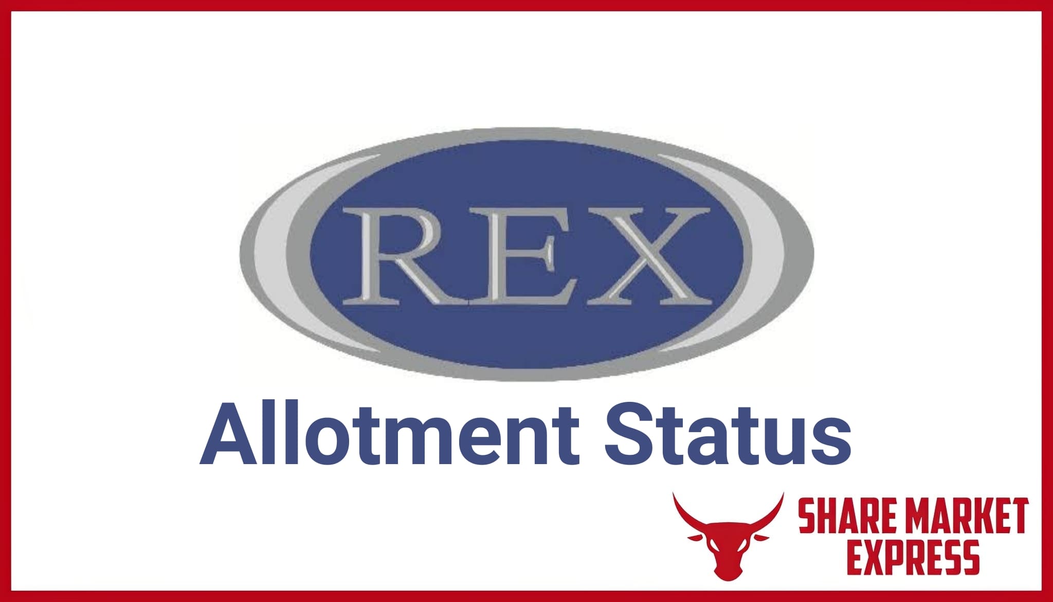 Check Rex Sealing IPO Allotment Status Online with Latest GMP