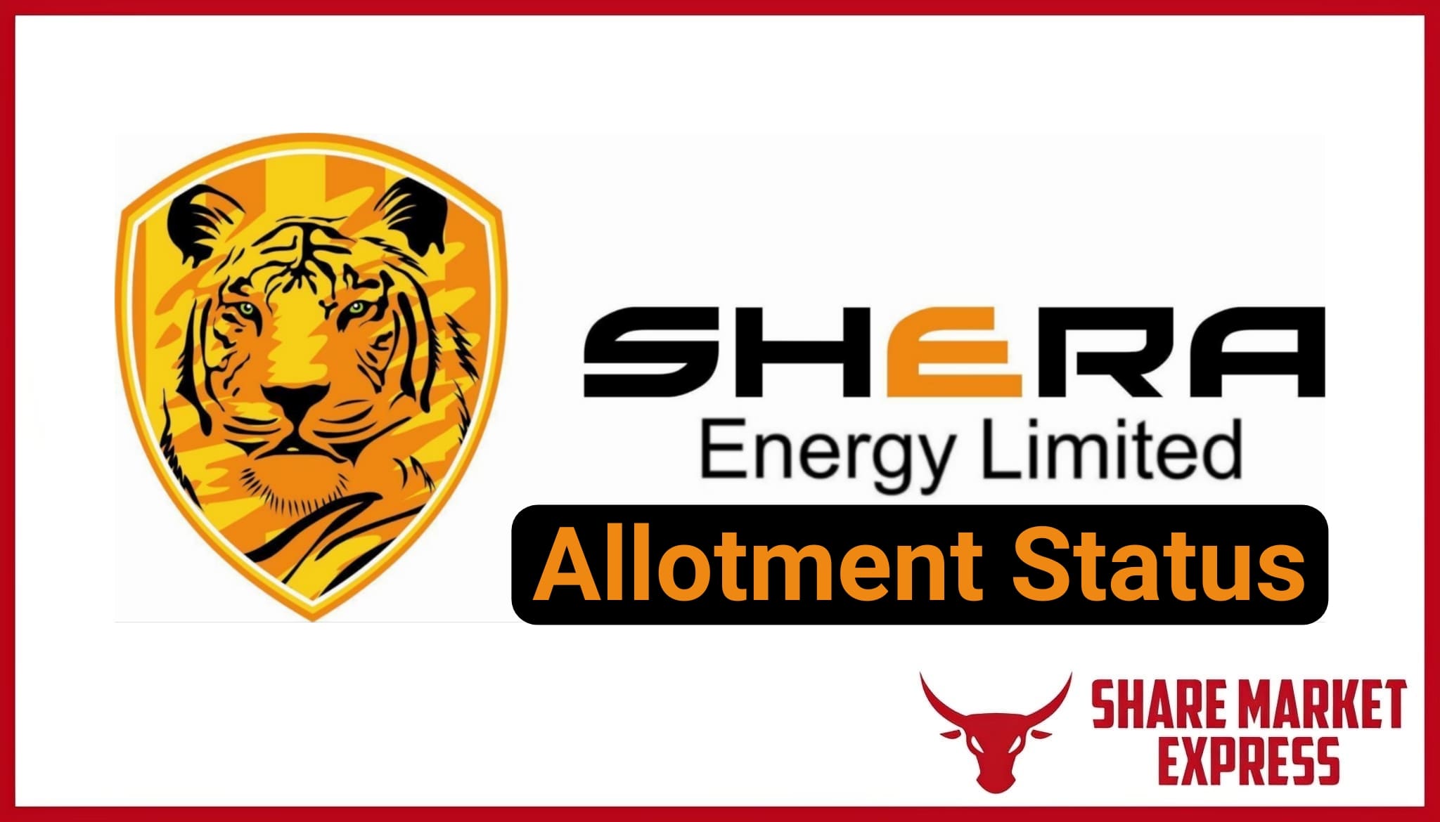 shera energy IPO Allotment Status Check Online (shera energy IPO GMP)