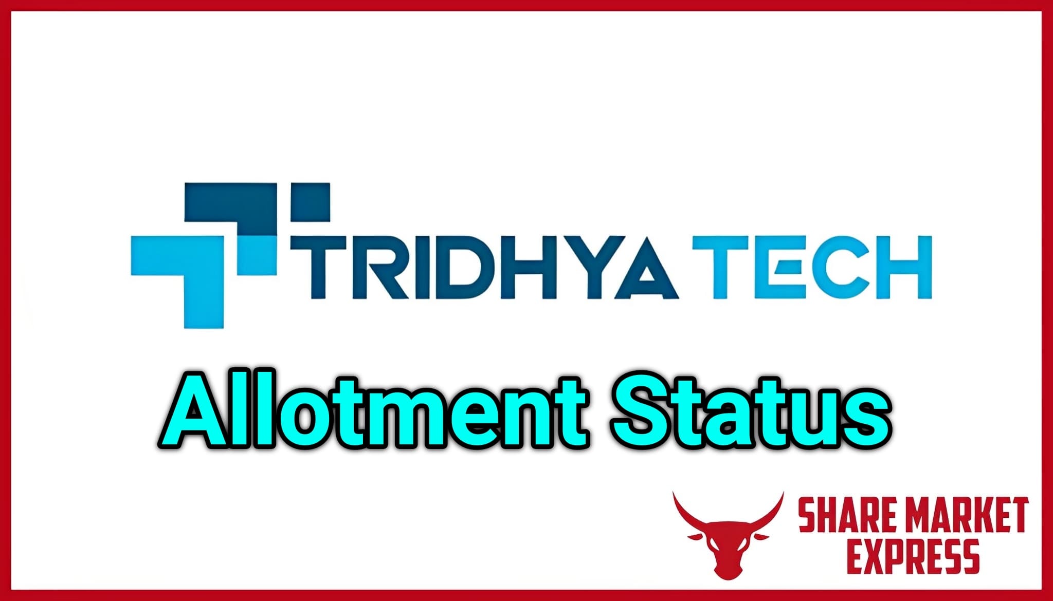 Tridhya Tech IPO Allotment Status Check Online ( Tridhya Tech IPO GMP )