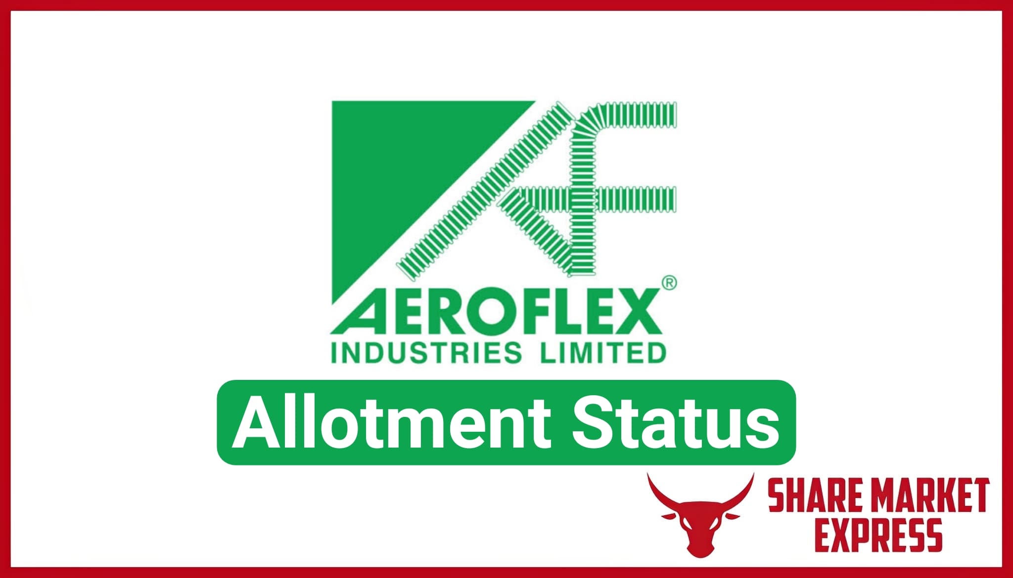 Aeroflex Industries IPO Allotment Status Check Online (Link)