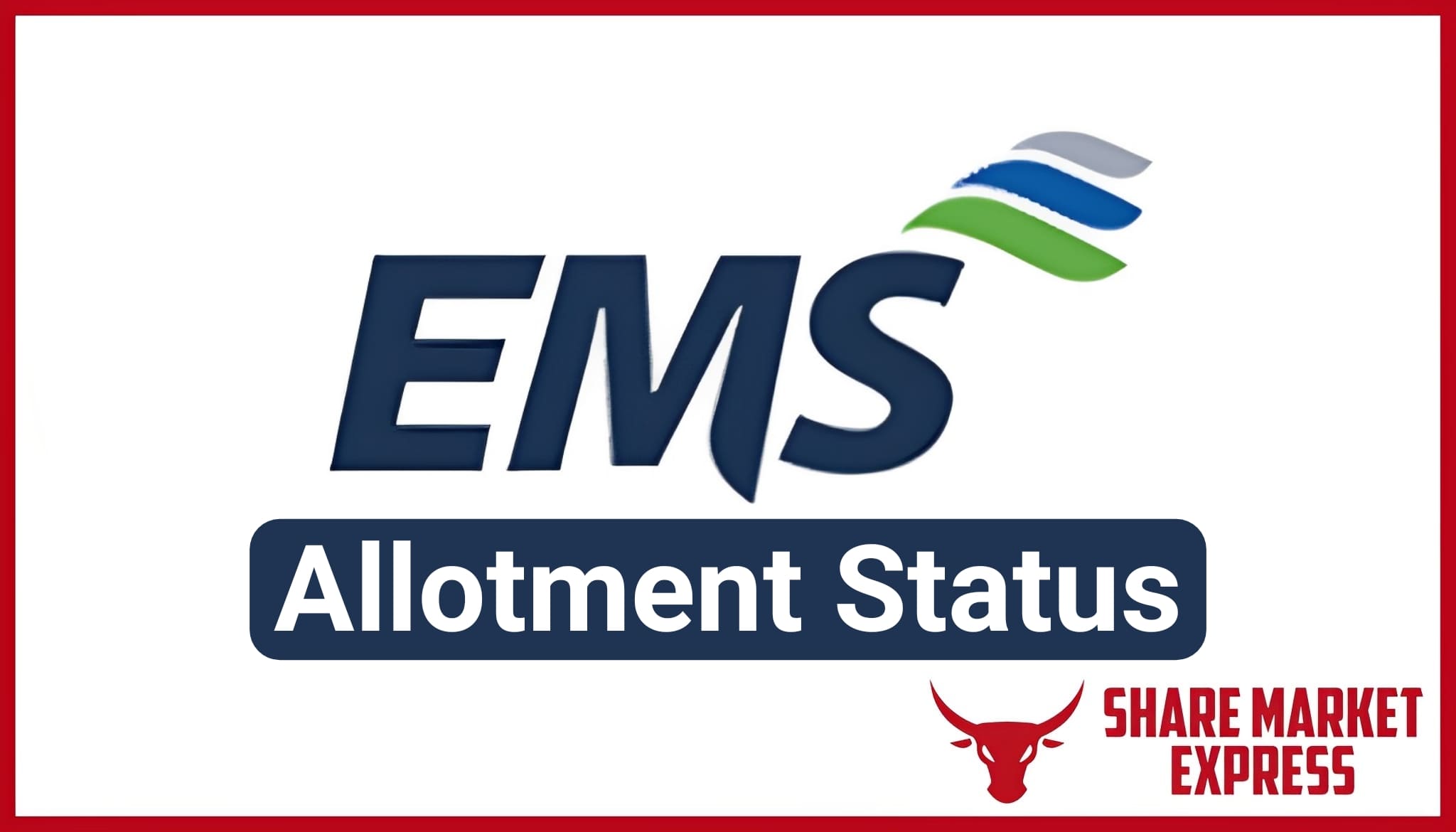EMS IPO Allotment Status Check Online (Link)