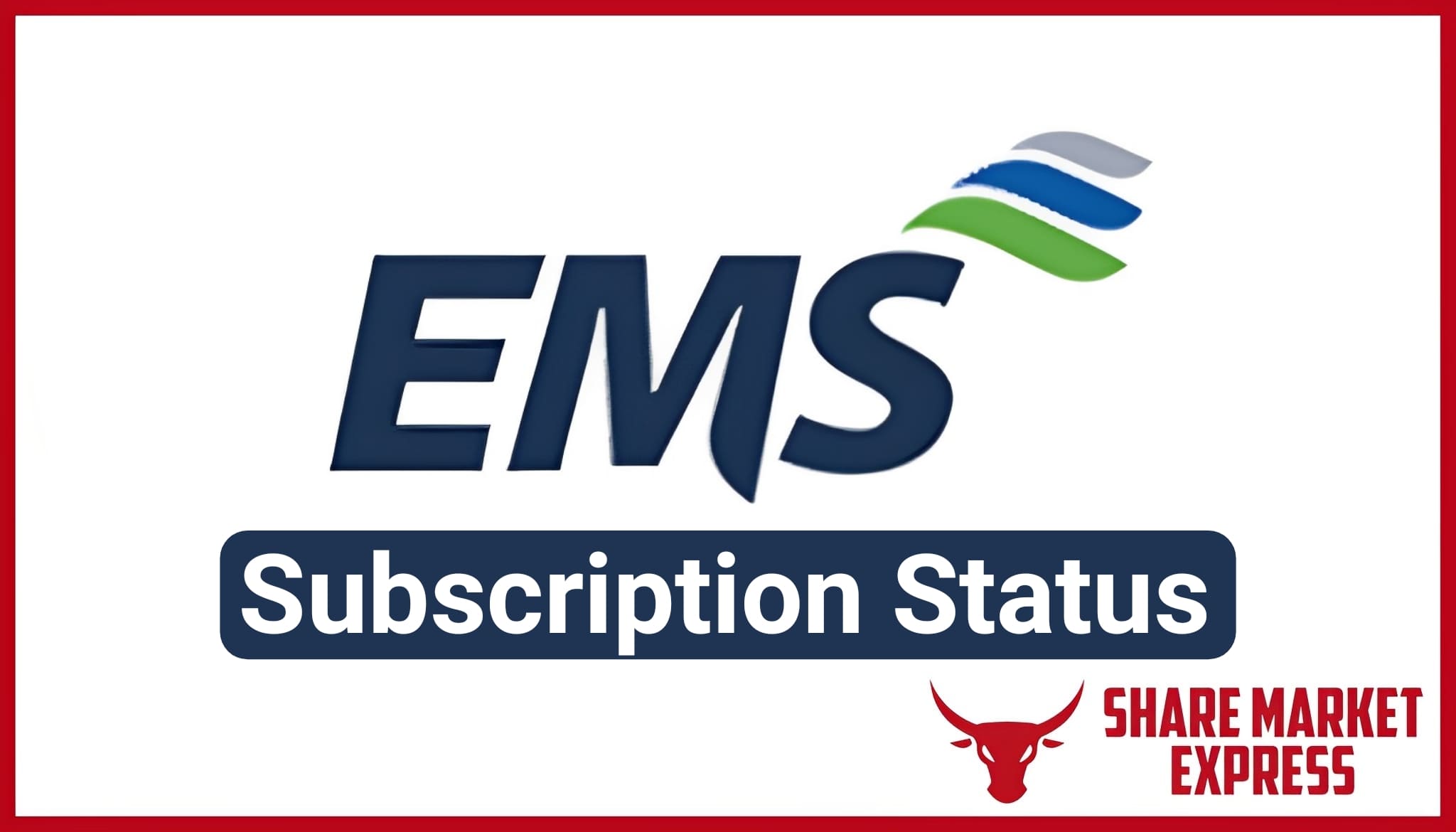 EMS IPO Subscription Status (Live Data)