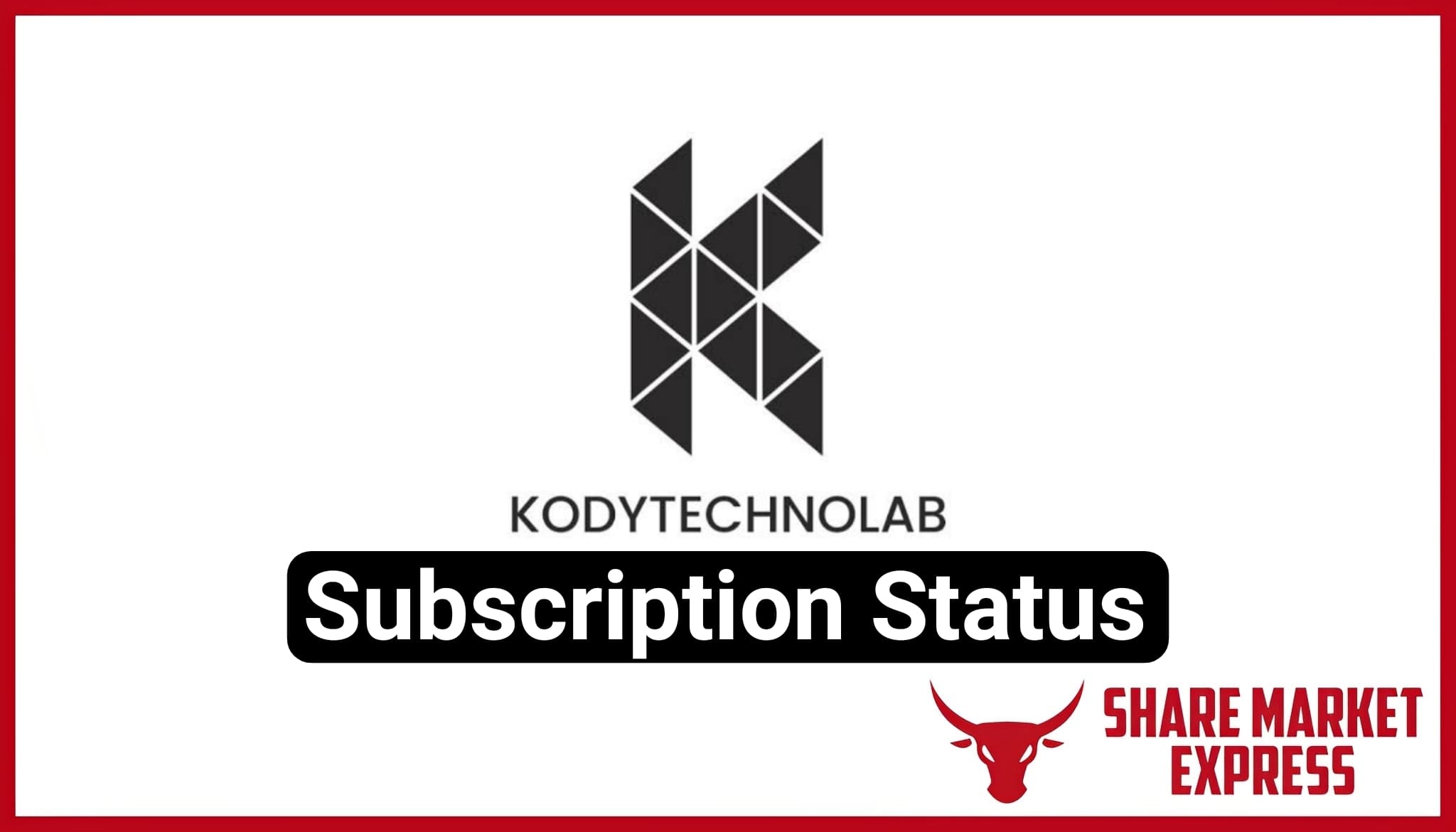 Kody Technolab IPO Subscription Status (Live Data)