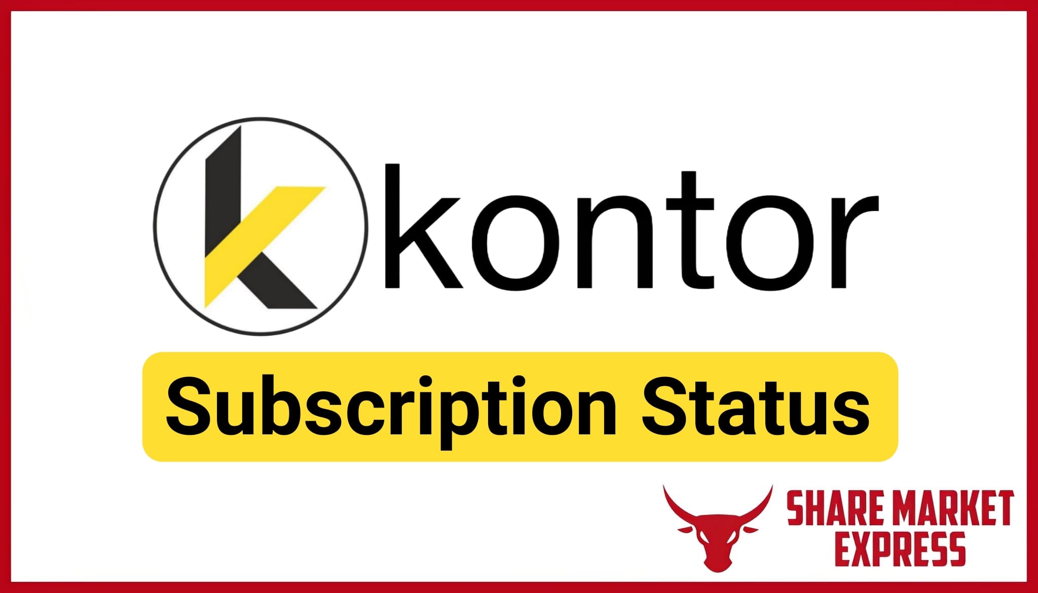 Kontor Space IPO Subscription Status (Live Data)