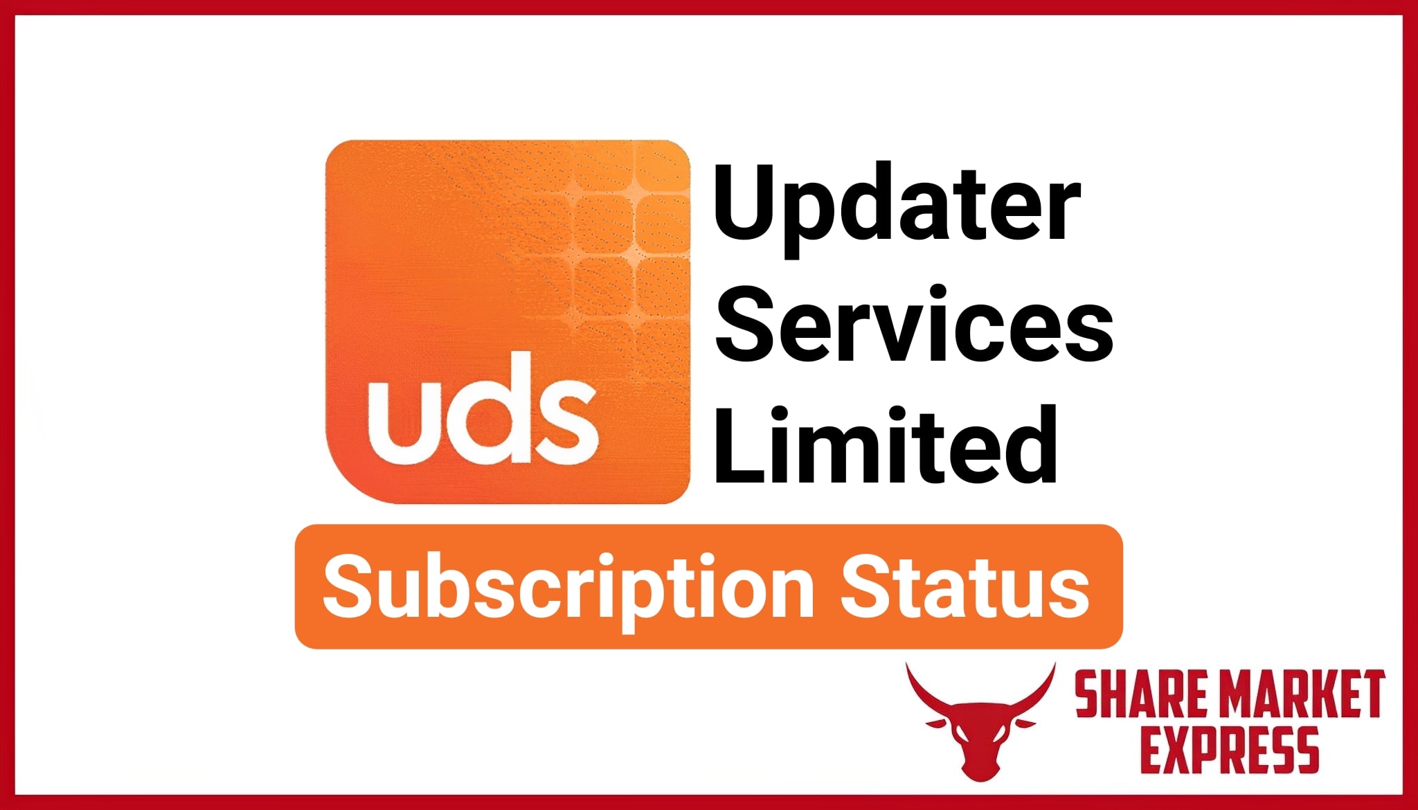 Updater Services IPO Subscription Status (Live Data)