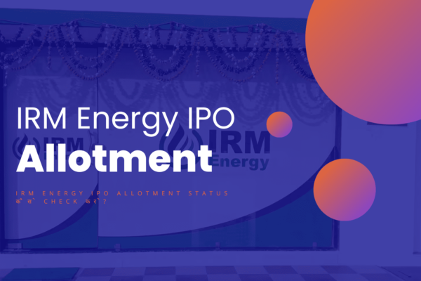 IRM Energy Limited IPO Allotment Status Check Online (Link)