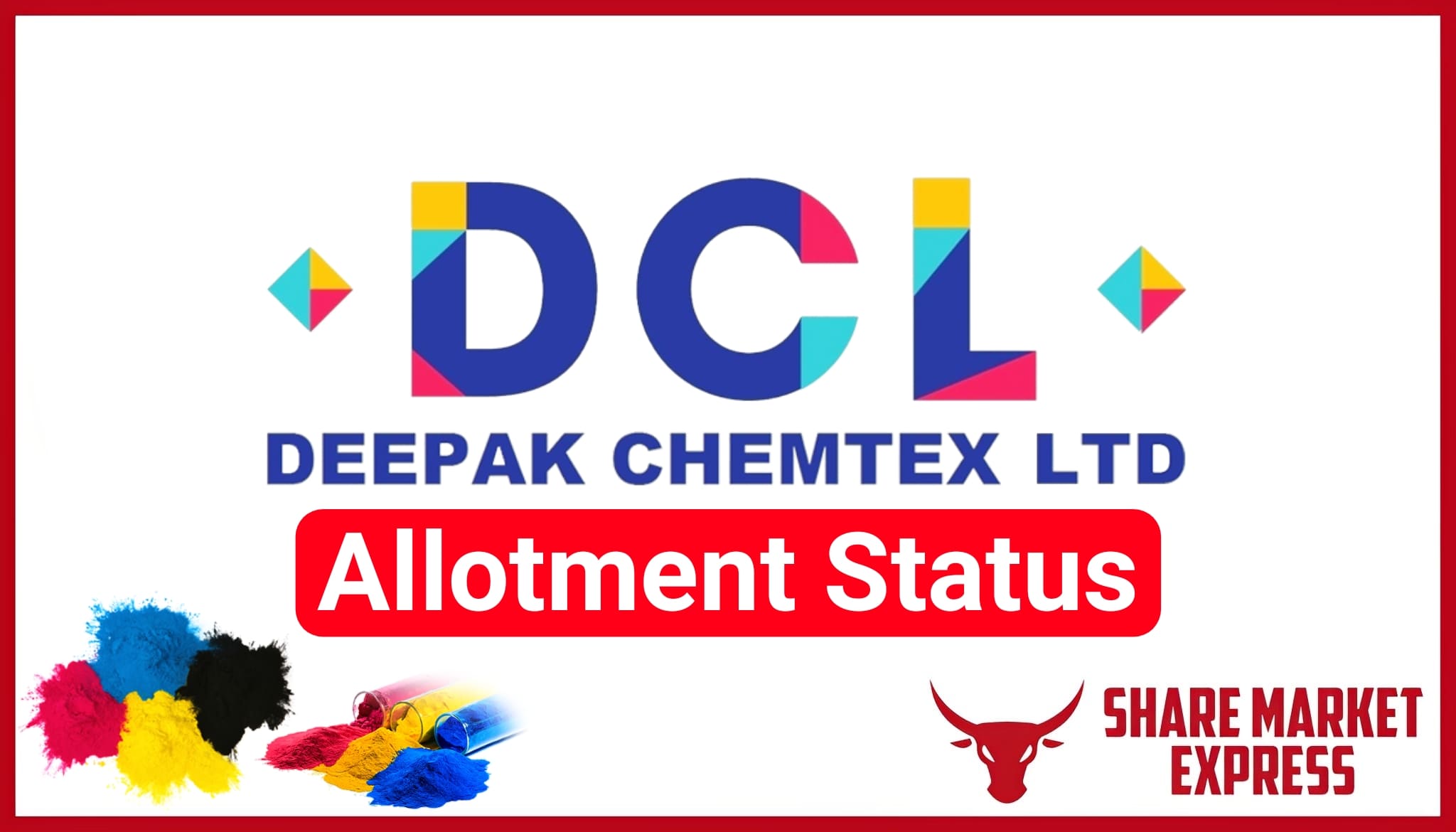 Deepak Chemtex IPO Allotment Status Check Online (Link)