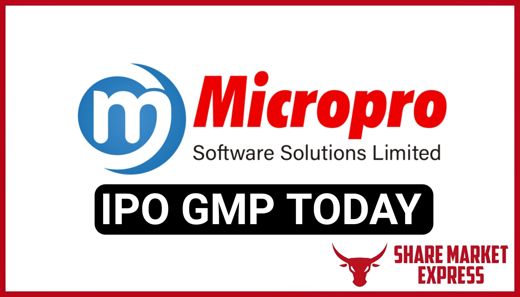 Micropro Software Solutions IPO GMP Today ( Grey Market )