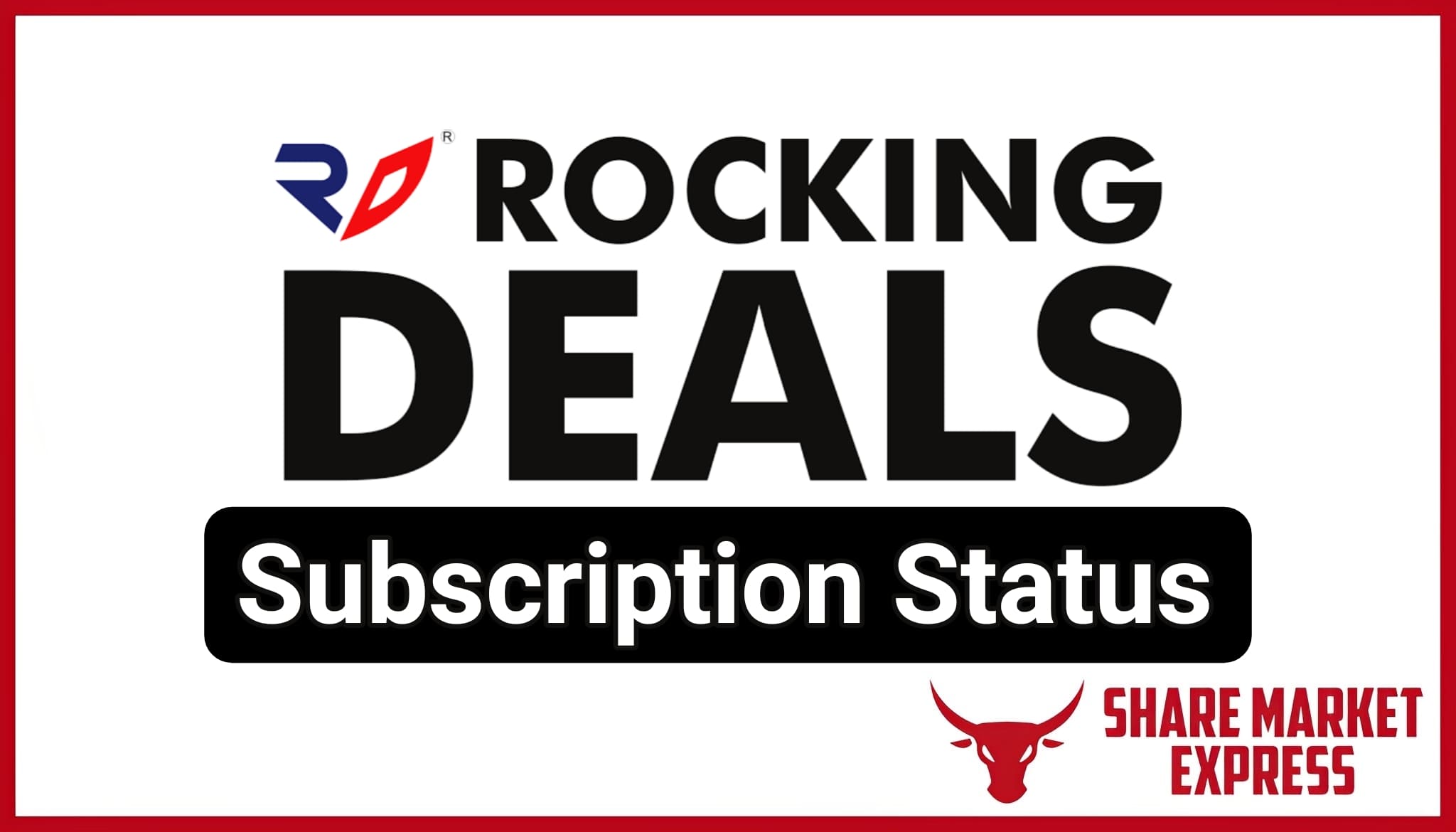 Rocking Deals IPO Subscription Status (Live Data)