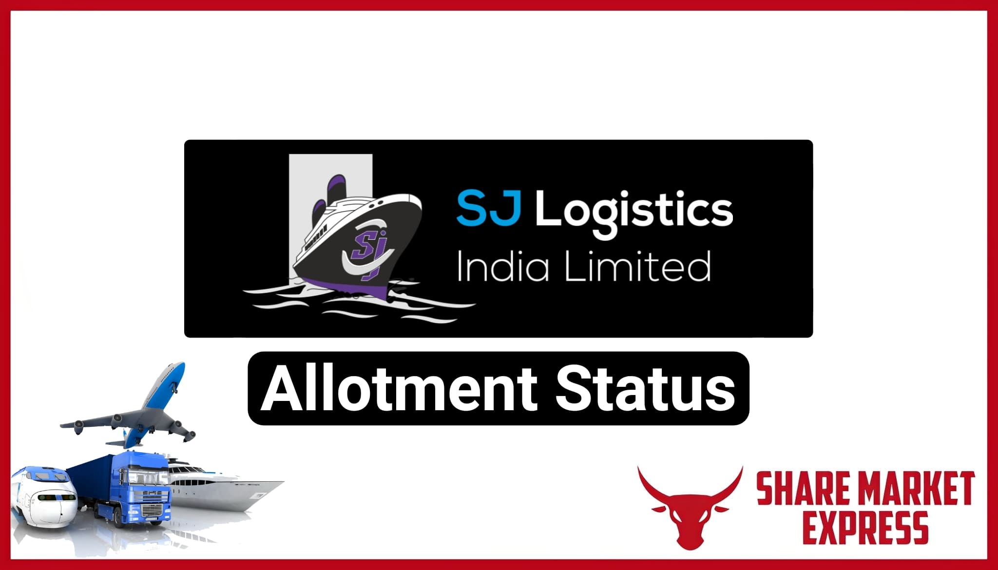 SJ Logistics IPO Allotment Status Check Online (Link)