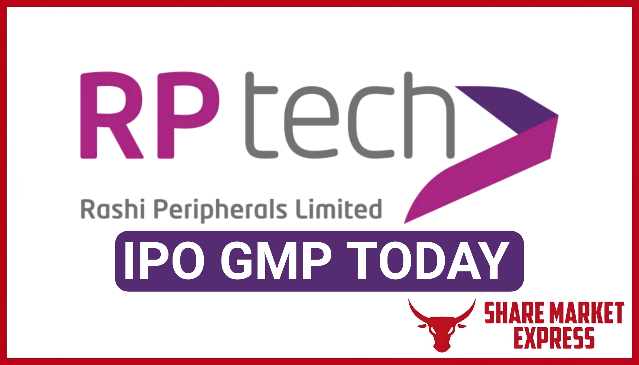Rashi Peripherals IPO GMP Today ( Grey Market Premium )