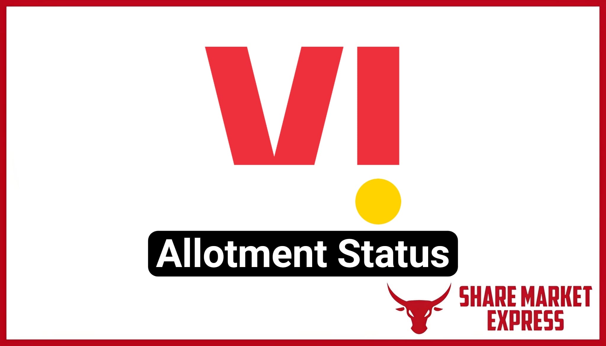 Vodafone Idea FPO Allotment Status , vi FPO Allotment Status